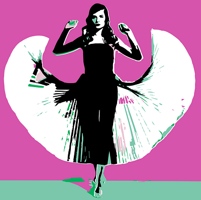 Womenindress1 design flat illustration ui