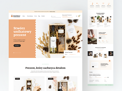 Ecommerce Gift Shop - Homepage design e commerce ecommerce homepage landing page layout marketplace online store shop shopping store ui web webdesign