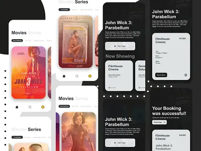 Movie Booking Mobile App app mobile mobile app uidesign