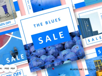 Bluesline Pack Social Media #84071 psd design psd template smm social media social media banner social media design social media templates socialmediamarketing