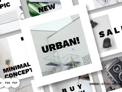 Urban Pack Social Media #84053 instagram social media social media banner social media design social media marketing social media templates socialmedia