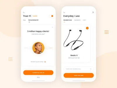 Sonarworks True-Fi Application Concept application concept headphones latvia music product riga sound speakers truefi ui ux