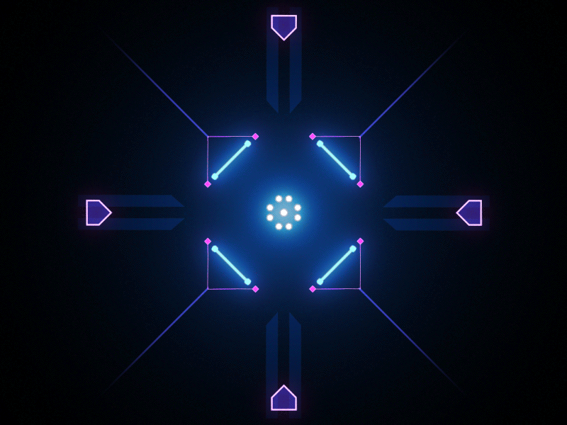 Moglyphfx V2 - Fui Comp test 1 aftereffects elements fui glow hud neon retrofuturist script text