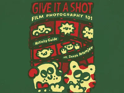 Give It A Shot Lettering branding car cartoon cat cute design dog doodle fun graphic design guide illustration japanese kawaii lettering poster poster design shot sun typography