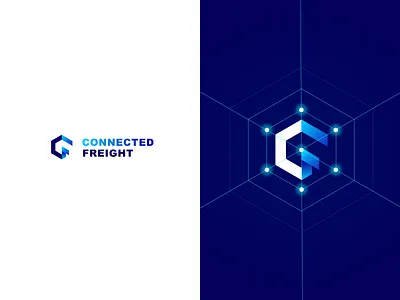 Brand connected freight ux 吉祥物 品牌 商标 图标 应用 插图 活版印刷 设计