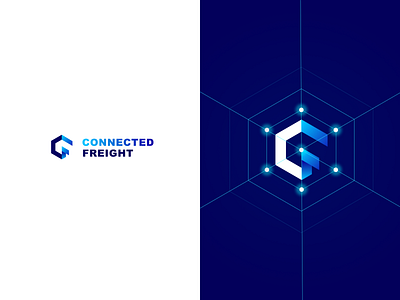 Brand connected freight ux 吉祥物 品牌 商标 图标 应用 插图 活版印刷 设计