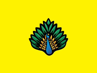Peacock Logo Concept adobe illustrator bird bird icon bird logo birds blue brand brand identity branding design green icon illustration illustrator logo logo design logodesign peacock vector yellow
