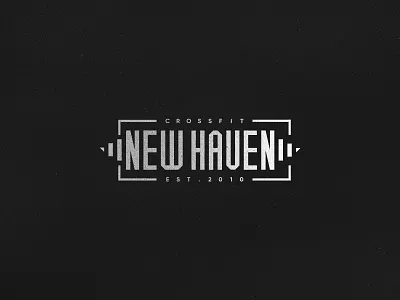 Crossfit Swag barbell branding crossfit customtype gym logo new haven typography weightlifting