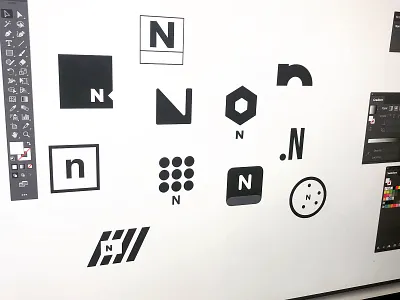 N brand branding design icon icon design iconography illustration illustrator logo logomark