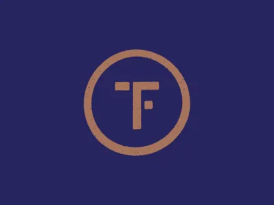 Texas Forever Monogram brand circle f old west stencil t texas texture vintage west