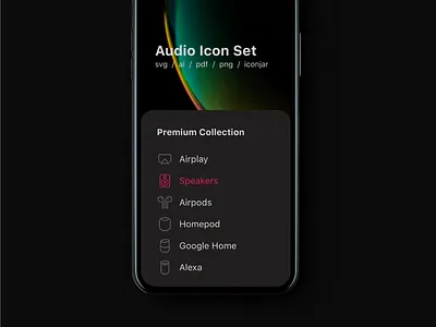 Audio Icons audio icon icon set icons illustration interface iphone line music ui vector