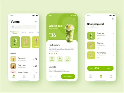 Drink interface app design icon ui
