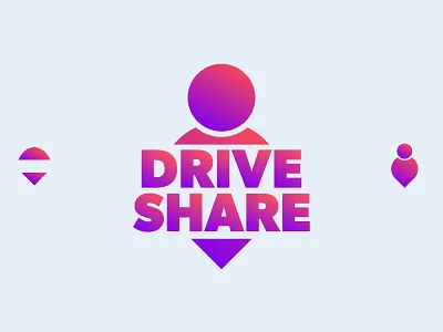 Drive Share - Lift Share Service branding dailylogochallenge design design agency icon identity illustration illustrator lettering logo minimal photoshop type typography ui ux vector web website