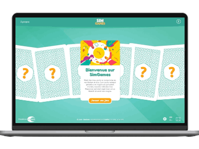 SimGame card design design app game illustration interface ui ux webdesign website