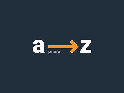 a→z amazon arrow branding icon identity logo mark prime