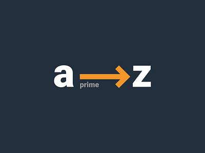 a→z amazon arrow branding icon identity logo mark prime