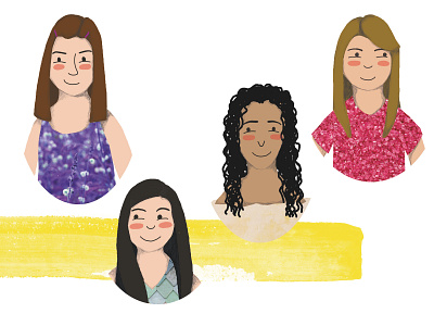 Friends children book illustration childrens book childrens illustration collage digital illustration friends illustration