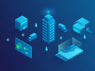 Ecommerce Illustration ecommerce illustration isometric marketplaces