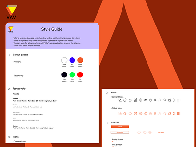 A Style Guide app design typography ui ux