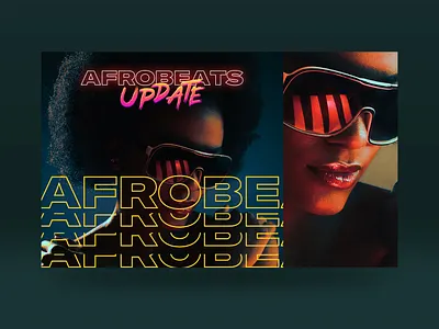 Afro Beats art branding concept design digital building illustration lettering logo photoshop type typographyn ui ui design vector visual