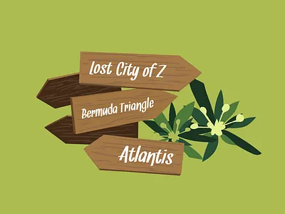 Jungle Series 5 illustration jungle maps plants