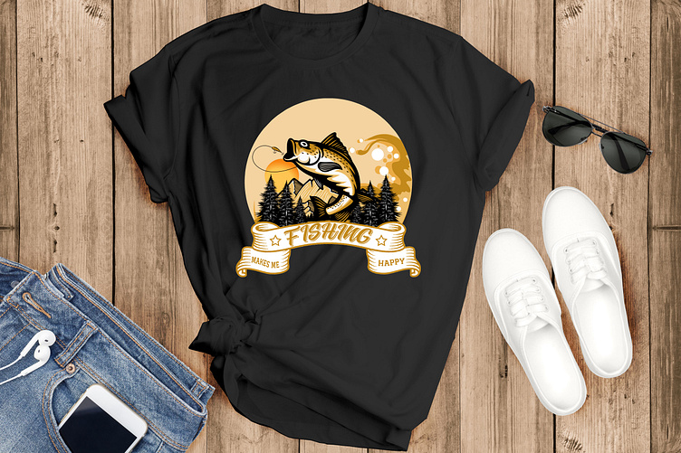 Fishing T-shirt Design | Fishing Shirt Design | Fish Tees | Fish by ...