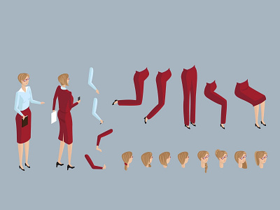 Isometria illustration vector