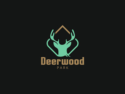 Deerwood_Park animal animal character beautiful best designer best shots branding charachter clean design cool colors cool design cool logo creativity design full color good design graphic design logo logo design vector