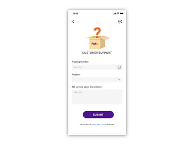 Daily UI 028_Contact us app design illustration ui ux