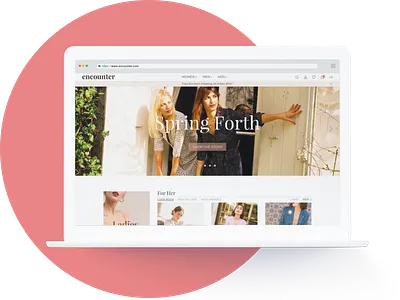 Case Study: Reimagined Online Shopping Experience clothing brand e commerce website design