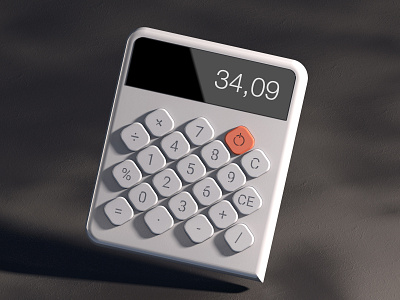 cubic calculator 3d 3dmodeling design designer industrialdesign keyshot minimal minimalism minimalist minimalistic modeling product rendering rhinoceros