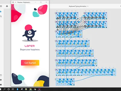 Prototype Frames Adobe XD Kit adobe xd animation autoanimate clean design frames illustration kit prototype typing ui uiux undraw xd
