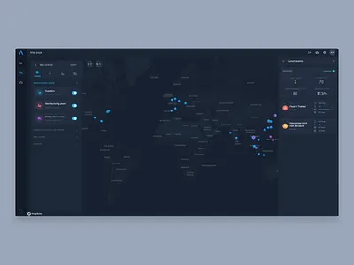 Supply chain analytics analytics app data map supply chain ui web