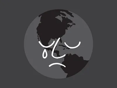 Polluted Earth adobe illustrator brand branding changethethought christopher cox design environmentalism graphic design illustration logo vector vector art vector graphics vector illustration