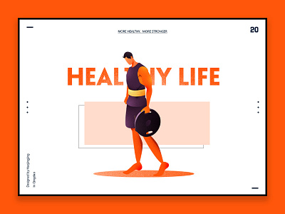 Body Builder illustration