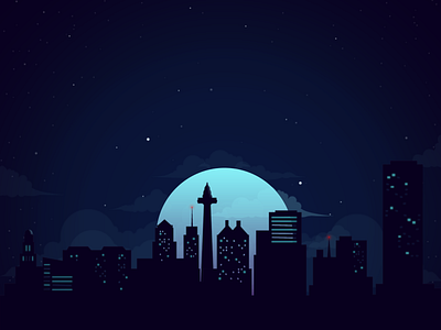 Jakarta City from Indonesia design flat illustration flatdesign illustration photoshop simple design vector
