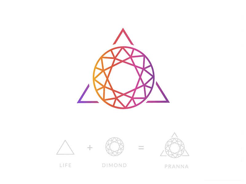 Pranna Logo Branding brand brand design brand identity branding branding agency branding concept branding design branding identity clothing brand diamond diamond logo life lifestyle brand logo logo design logodesign logos logotype loogdesign lgoodesign sports brand