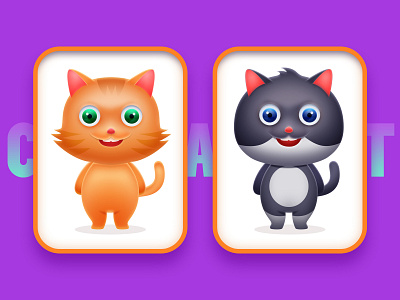 Cat animal blue cat character illustration shot