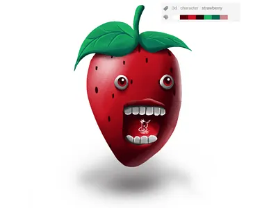 Strauubely digital painting