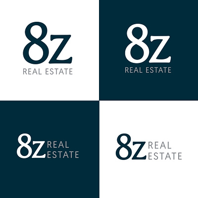 8z Real Estate Rebrand branding design graphic design logo print real estate typography