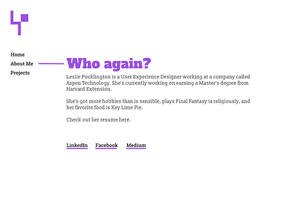 Personal Site 1 ui