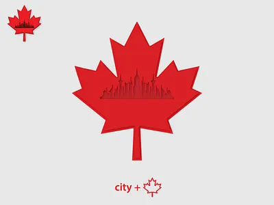 Maple City branding business logo business logo design city logo clean construction logo flat identity illustration illustrator logo minimal