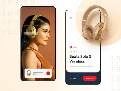 Beats App android animation app design ar app augmentedreality beats clean ui design dribbble ecommerce headphone illustration ios mobile mobileapp music payment product design shopping app typogaphy