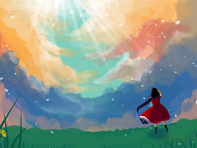 七彩天空