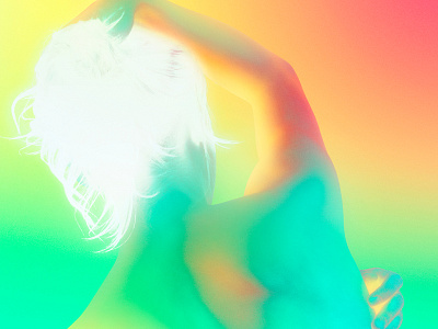 Bright_03 body colored colors cyberpunk ear girl glowy head neon neon colors neon surrealism photography portrait retro skinhead surrealism