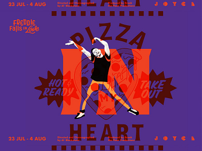 huge IN branding dance dancer illustration lettering logo logotype musical typography