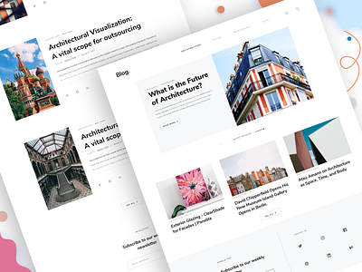 blog design app architecture blog branding clean colorfull design flat interface landing page minimal minimalistic style typography ui user interface design ux web web design webdesign