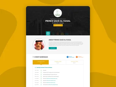 Website Design For PRINCE SAUD AL-FAISAL arabic design dashboard design designer designs dribbble identity minimal uidesign uxdesign webdesign website website design