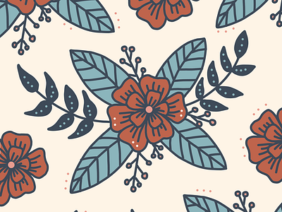 Floral illustration color scheme digital drawing florals flower illustration nature pattern plants tattoo