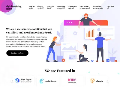 Digital Marketing Agency best best design best designer bestwebsite colorful design design dinne illustration interaction design typography ui userexperiance userexperiencedesign userinterface userinterfacedesign ux vector